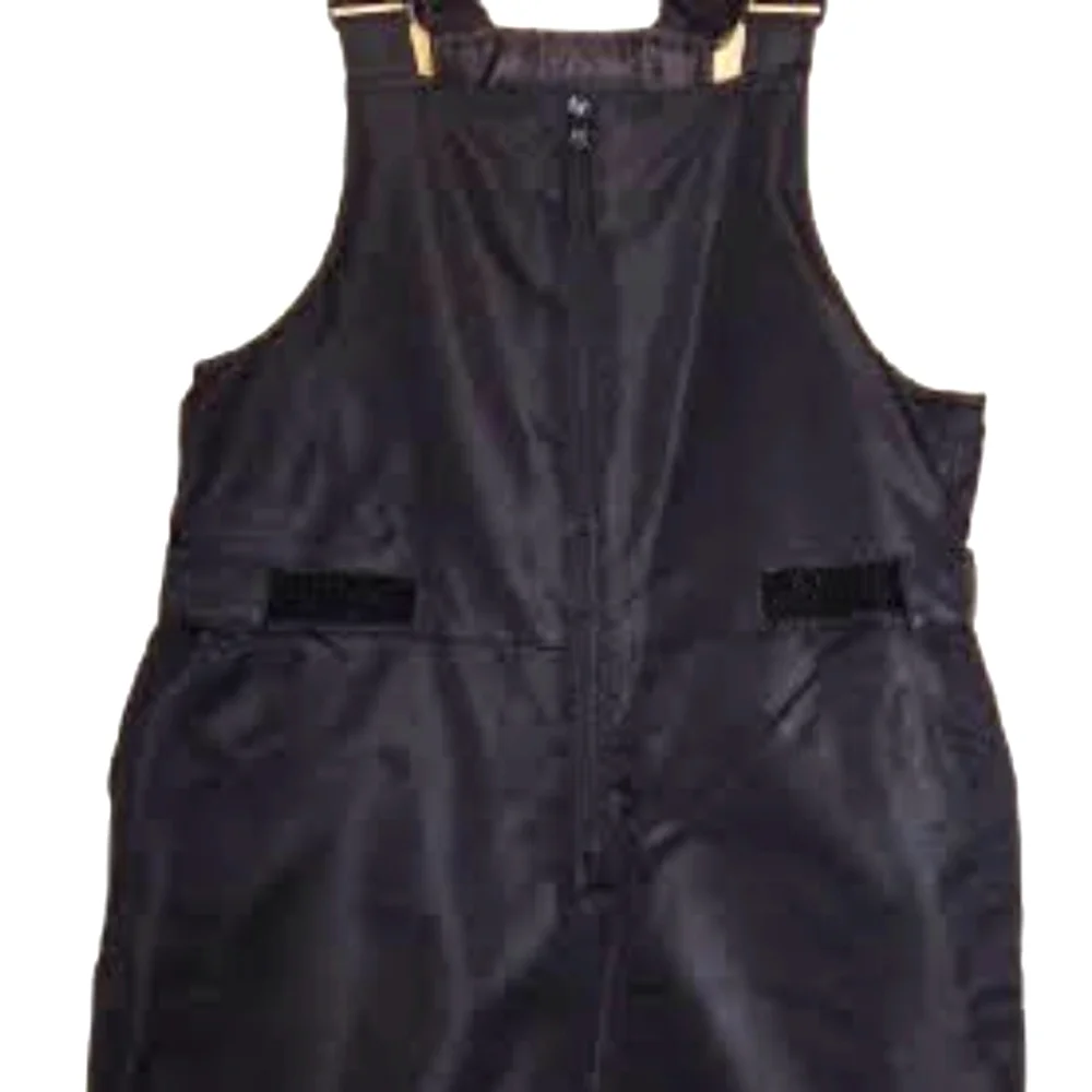 Kids Swiss Tech Bib Overall Solid Black Snow Pants Size LG (10-12) - Picture 4 of 4
